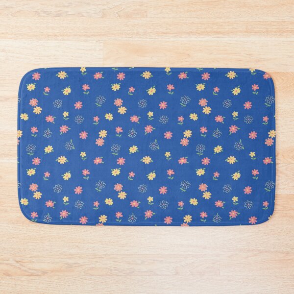 Item preview, MINI SMALL TROPICAL Y2K PINK BLUE YELLOW FLOWERS designed and sold by blomastudios.