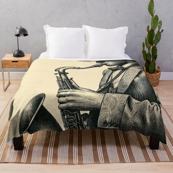 Item preview, Intricate Saxophonist Elegance designed and sold by Artaverse.