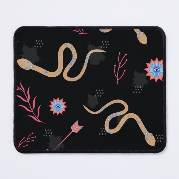 Item preview, Cali Boho Snakes, Arrows and Botanical Print designed and sold by BossyCatHome.