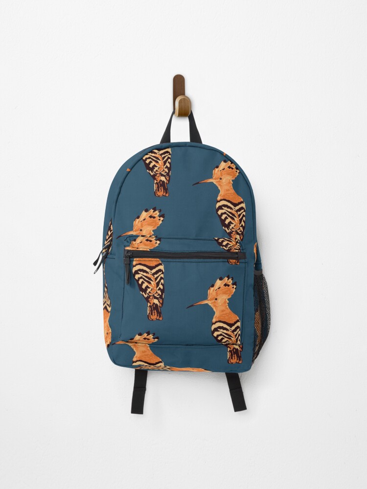 Thumbnail 1 of 3, Backpack, Hoopoe Portrait designed and sold by GeoCreate.