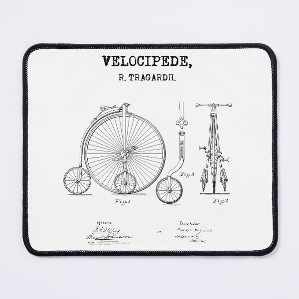 Item preview, Velocipede Patent Design designed and sold by DToneDef.
