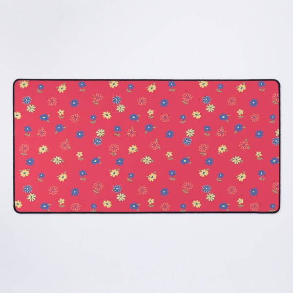Item preview, MINI SMALL TROPICAL Y2K RED YELLOW BLUE FLOWERS designed and sold by blomastudios.