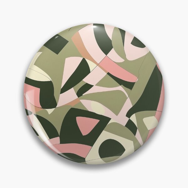 Item preview, Sage Green and Blush Pink - Abstract Mehndi Pattern designed and sold by HausKatz.