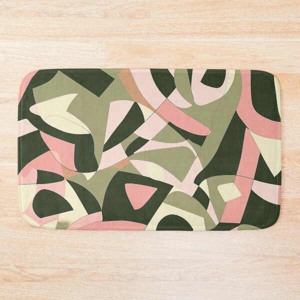 Item preview, Sage Green and Blush Pink - Abstract Mehndi Pattern designed and sold by HausKatz.