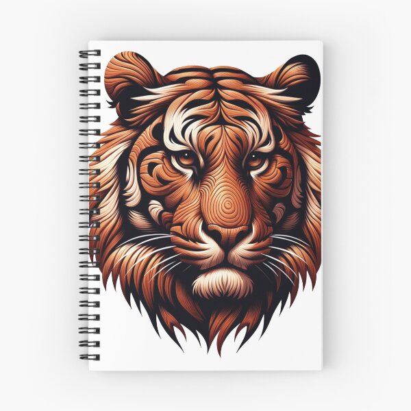 Item preview, Wooden Tiger Head designed and sold by OlaMarket.