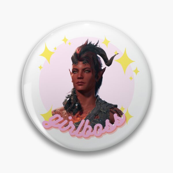 Item preview, Karlach Cliffgate: Girlboss designed and sold by AdhdPunk.