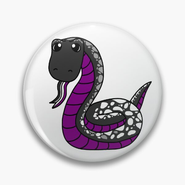 Item preview, Asexual snake  designed and sold by TheBogFrog.