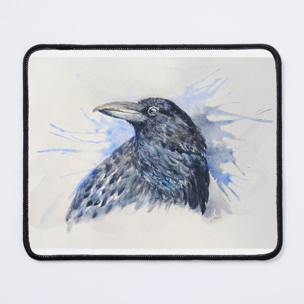 Item preview, Watercolour Crow designed and sold by CasaDaCasimira.