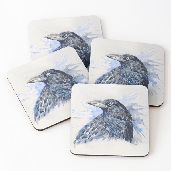 Item preview, Watercolour Crow designed and sold by CasaDaCasimira.