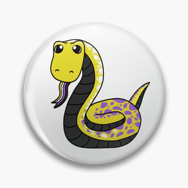 Item preview, Non binary snake designed and sold by TheBogFrog.