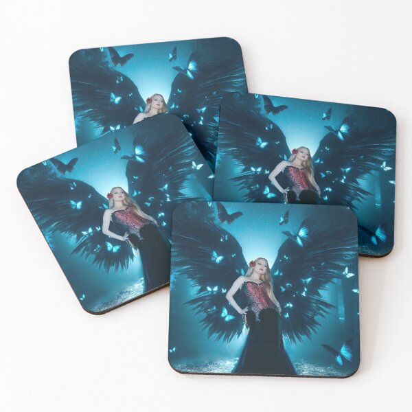 Item preview, angel black wings designed and sold by Lughchronie.