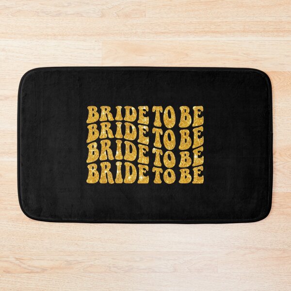 Item preview, Bride to Be Gold Glitter Repeated Text designed and sold by sweetbelle.