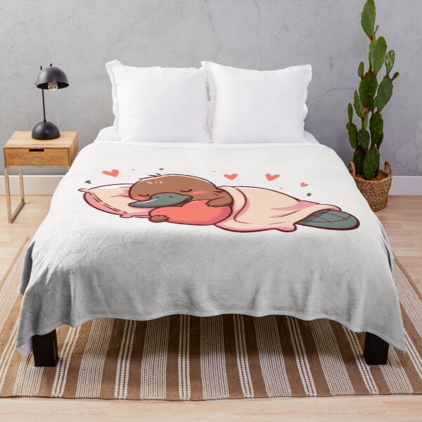 Item preview, Cute Platypus Sleeping With heart Valentines Day designed and sold by LemuellTrends.