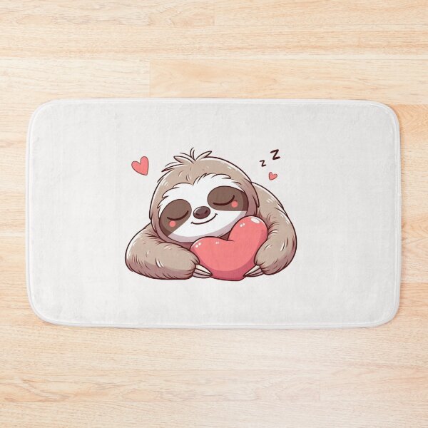 Item preview, Cute Sloth Sleeping With heart Valentines Day designed and sold by LemuellTrends.