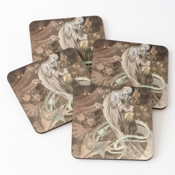 Item preview, Le Pater: Lead Us Not Into Temptation But Deliver Us From Evil,  by Alphonse Mucha. HIGH DEFINITION designed and sold by MINDTHECHERRY.