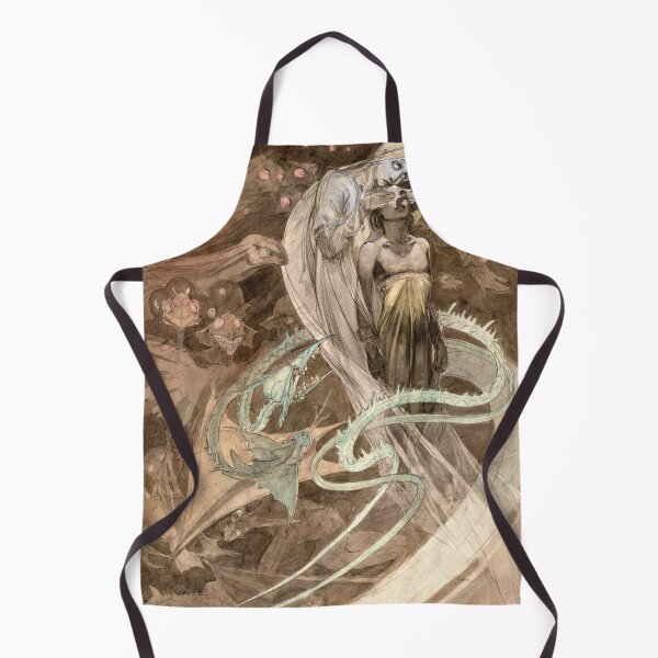 Item preview, Le Pater: Lead Us Not Into Temptation But Deliver Us From Evil,  by Alphonse Mucha. HIGH DEFINITION designed and sold by MINDTHECHERRY.