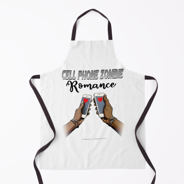 Item preview, Cell Phone Zombie Romance for Dark backgrounds designed and sold by The Imagination Source™.