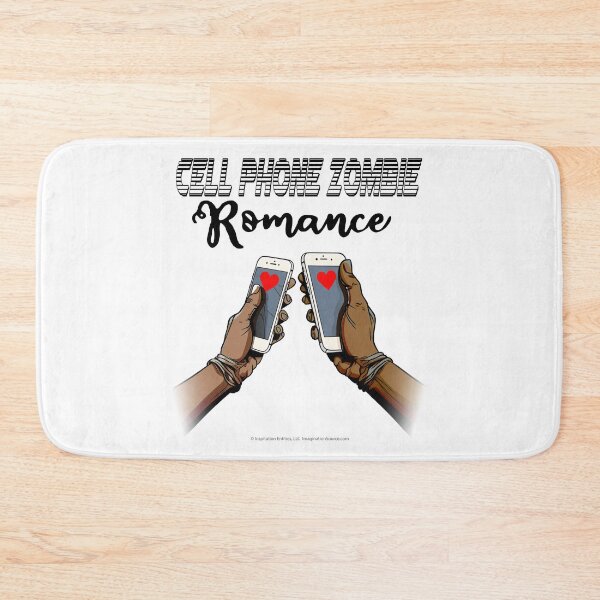Item preview, Cell Phone Zombie Romance for Dark backgrounds designed and sold by The Imagination Source™.