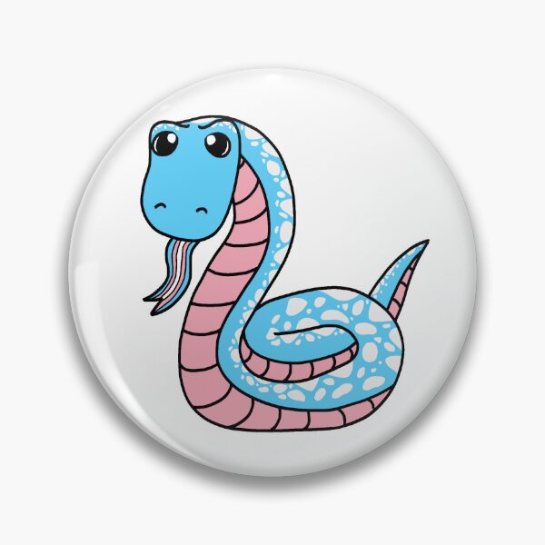 Item preview, Trans snake designed and sold by TheBogFrog.