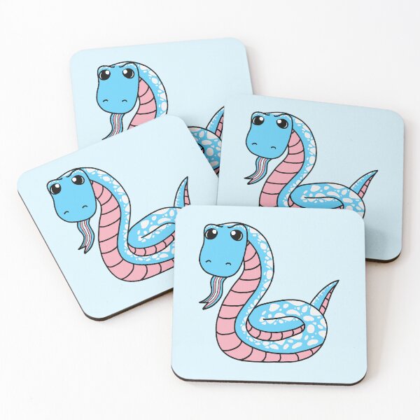 Item preview, Trans snake designed and sold by TheBogFrog.