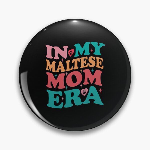 Item preview, In My Maltese Mom Era Groovy Retro Gift designed and sold by Guarddogdrive.