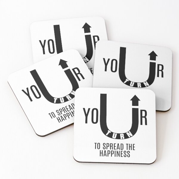 Item preview, U-Turn Spread The Happiness - Your Turn - Affirmation Inspirational Uplifting T-Shirt designed and sold by allmarkmade.