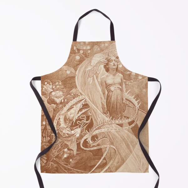 Item preview, Le Pater: Lead Us Not Into Temptation But Deliver Us From Evil (Sepia Plate), by Alphonse Mucha. HIGH DEFINITION designed and sold by MINDTHECHERRY.