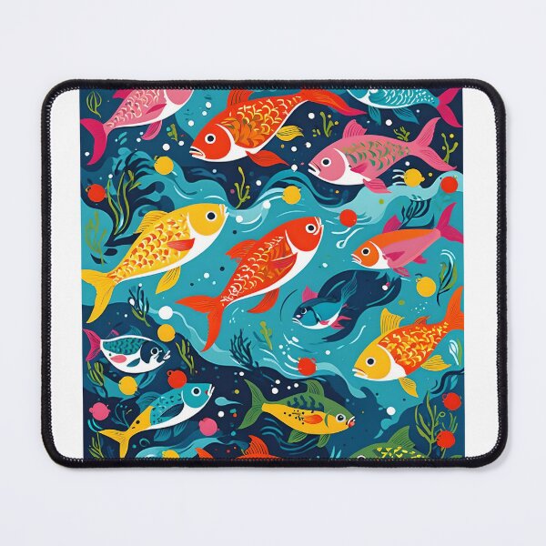 Item preview, Colourful Fish Pattern designed and sold by JoyPhotoArt.