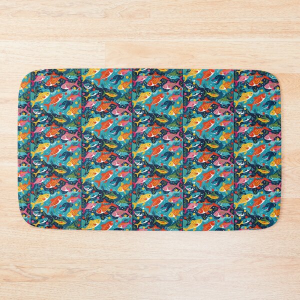 Item preview, Colourful Fish Pattern designed and sold by JoyPhotoArt.