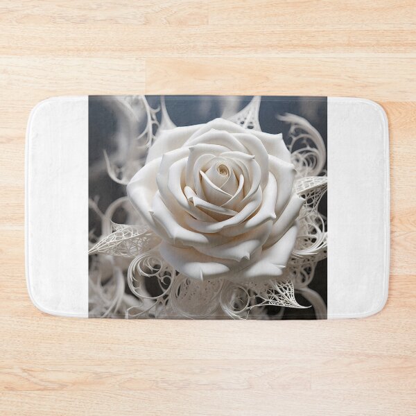 Item preview, Fractal White Rose a Lace of Purity designed and sold by codestealth.