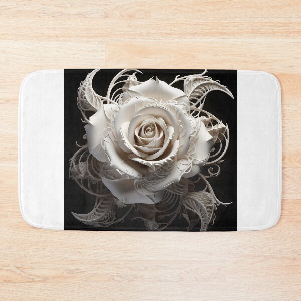 Item preview, Floral Echelons: Fractal White Rose designed and sold by codestealth.