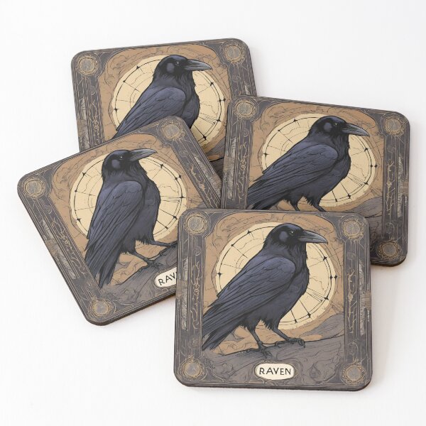 Aperçu de l'œuvre Raven Illustration créée et vendue par myfandombrain.