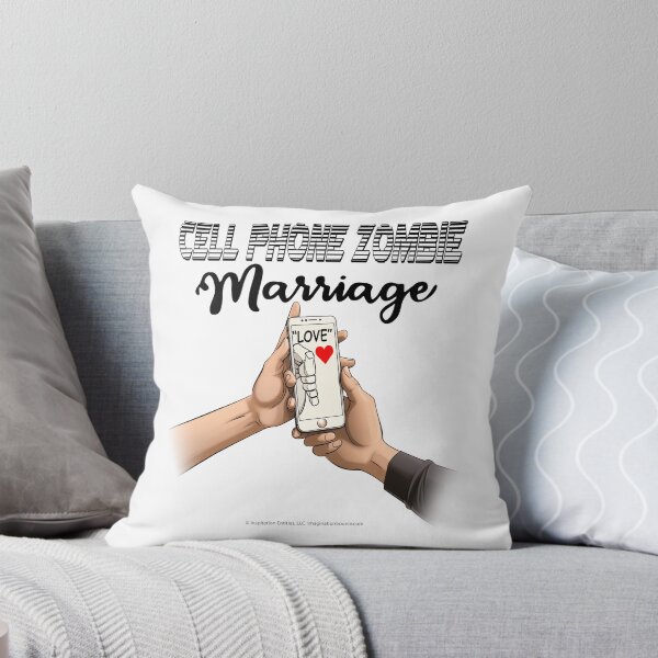 Item preview, Cell Phone Zombie Marriage for Dark backgrounds designed and sold by The Imagination Source™.