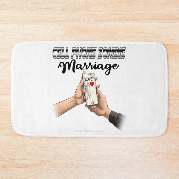 Item preview, Cell Phone Zombie Marriage for Dark backgrounds designed and sold by The Imagination Source™.