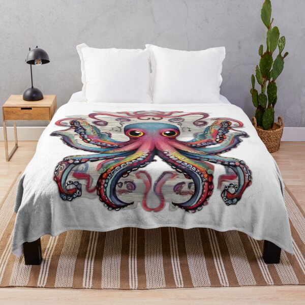 Item preview, maritime art octopus designed and sold by bonjourmadame4.