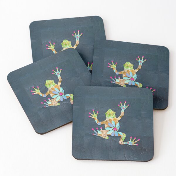 Item preview, Dancing Daisy Frog 2 Colorful Cute Art designed and sold by Sharon Cummings Art.