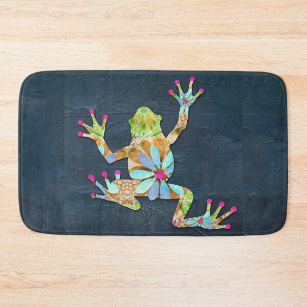 Item preview, Dancing Daisy Frog 2 Colorful Cute Art designed and sold by Sharon Cummings Art.