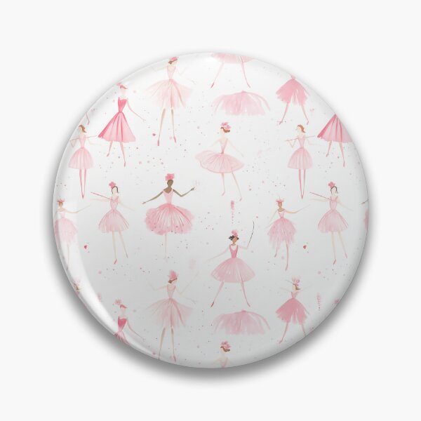 Item preview, Pink Ballerina Print designed and sold by thegirlyshoppe.