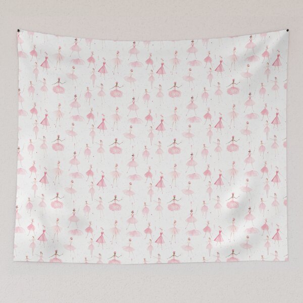 Item preview, Pink Ballerina Print designed and sold by thegirlyshoppe.