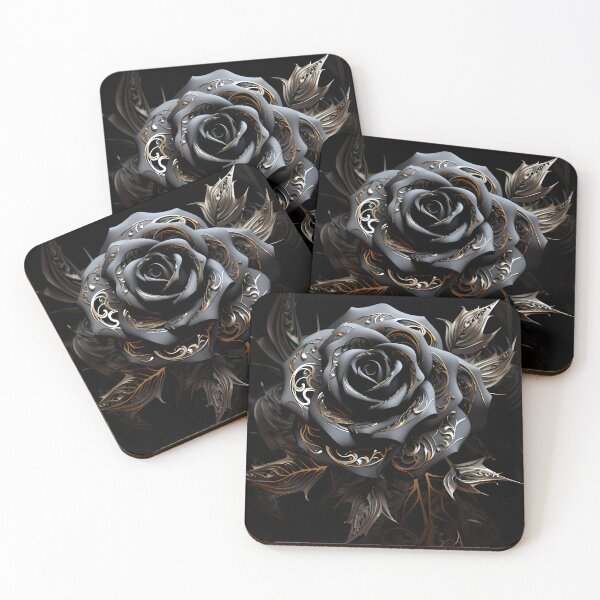Item preview, Intricate Gold Fractal Rose designed and sold by codestealth.