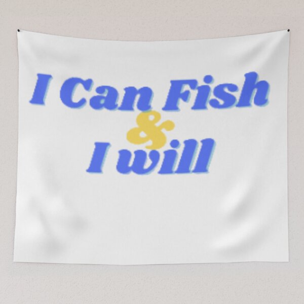 Item preview, I can fish & I will designed and sold by OptimaShirts.