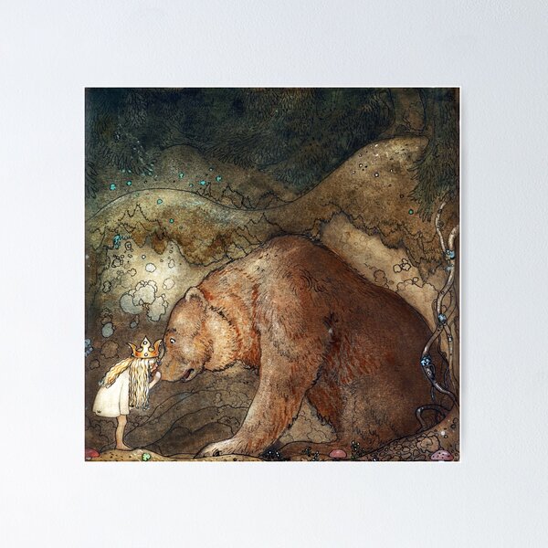 Item preview, Poor Little Bear - John Bauer Bellas Glorious Adventure designed and sold by forgottenbeauty.