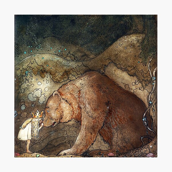 Item preview, Poor Little Bear - John Bauer Bellas Glorious Adventure designed and sold by forgottenbeauty.