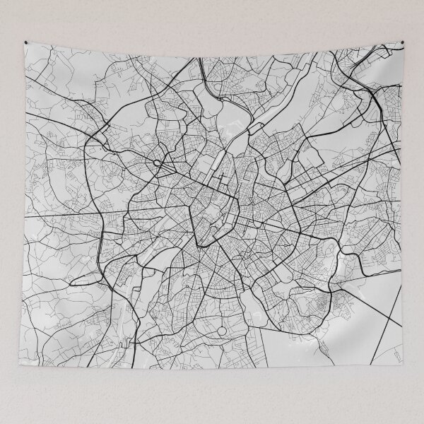 Item preview, Brussels City Map of Belgium - Light designed and sold by deMAP.