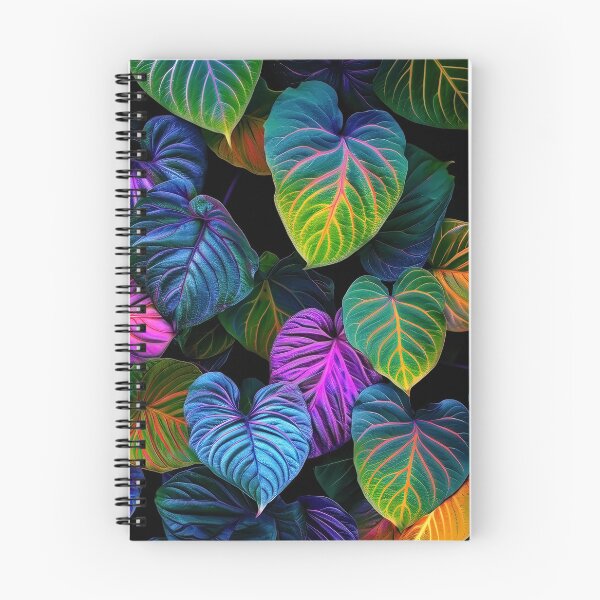 Item preview, Fluorescent Neon Leaves - Colorful Modern Pattern  designed and sold by HausKatz.