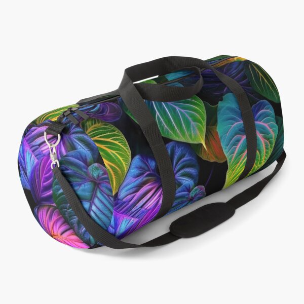 Item preview, Fluorescent Neon Leaves - Colorful Modern Pattern  designed and sold by HausKatz.