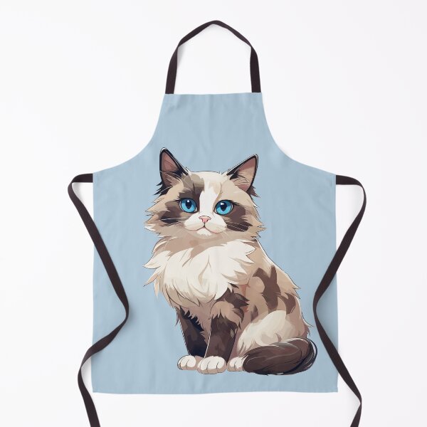Item preview, Ragdoll Royalty: Luxurious Cute Blue-Eyed Cat designed and sold by DonTonzo.