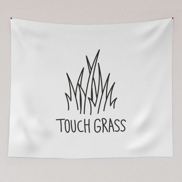 Item preview, touch grass designed and sold by ArtinDrop.