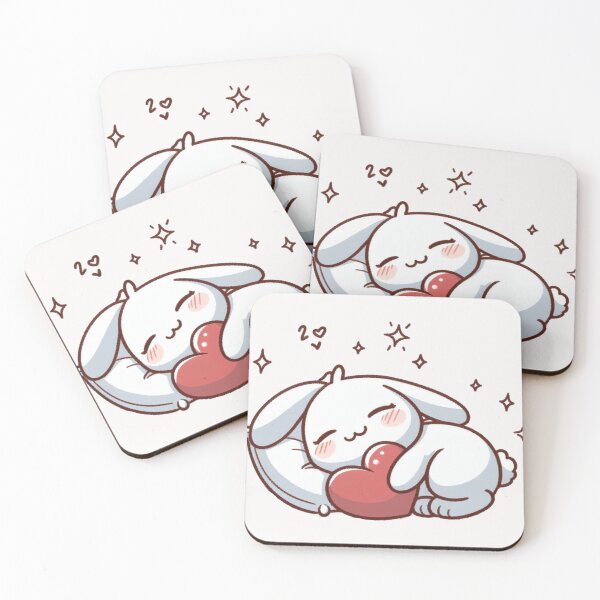 Item preview, Cute Bunny Sleeping With heart Valentines Day designed and sold by LemuellTrends.