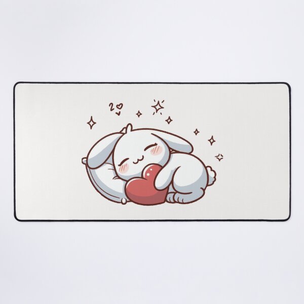 Item preview, Cute Bunny Sleeping With heart Valentines Day designed and sold by LemuellTrends.